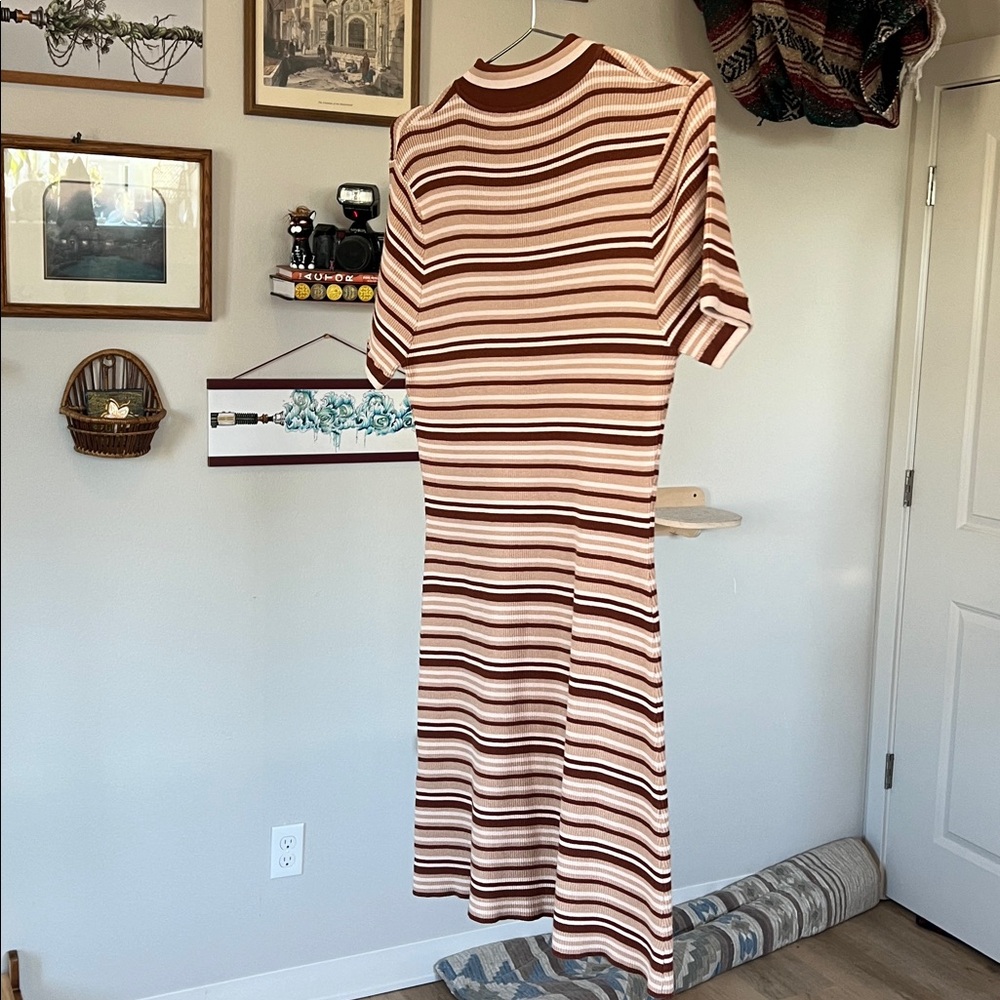 tea & cup Women's Ribbed Knit Mini Dress - Size L - Picture 6 of 7